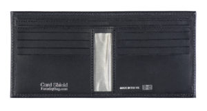 Card Shield RF Shielded Faraday Wallet Open